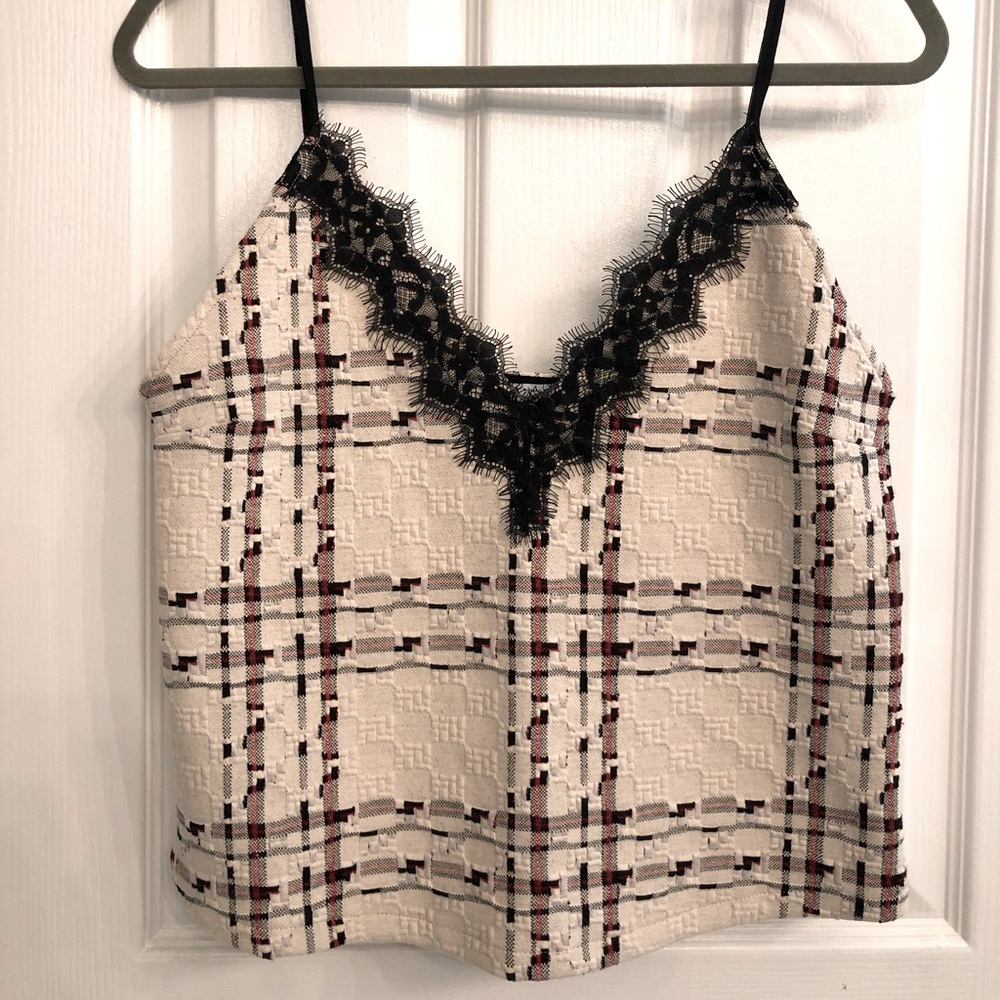Zara Plaid Patterned Cami